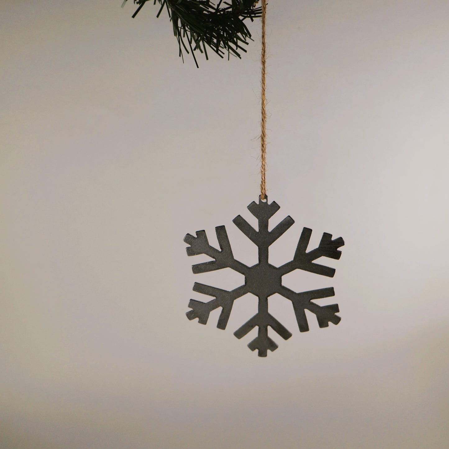 Steel Snowflake Christmas Tree Ornament/Present Topper