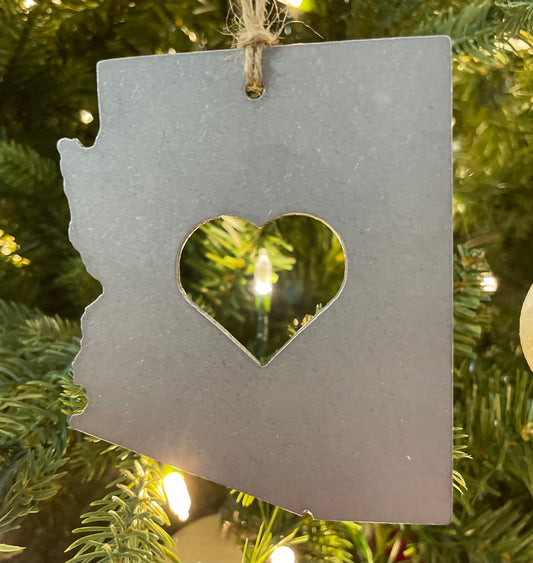 Arizona Steel Christmas Tree Ornament/Present Topper