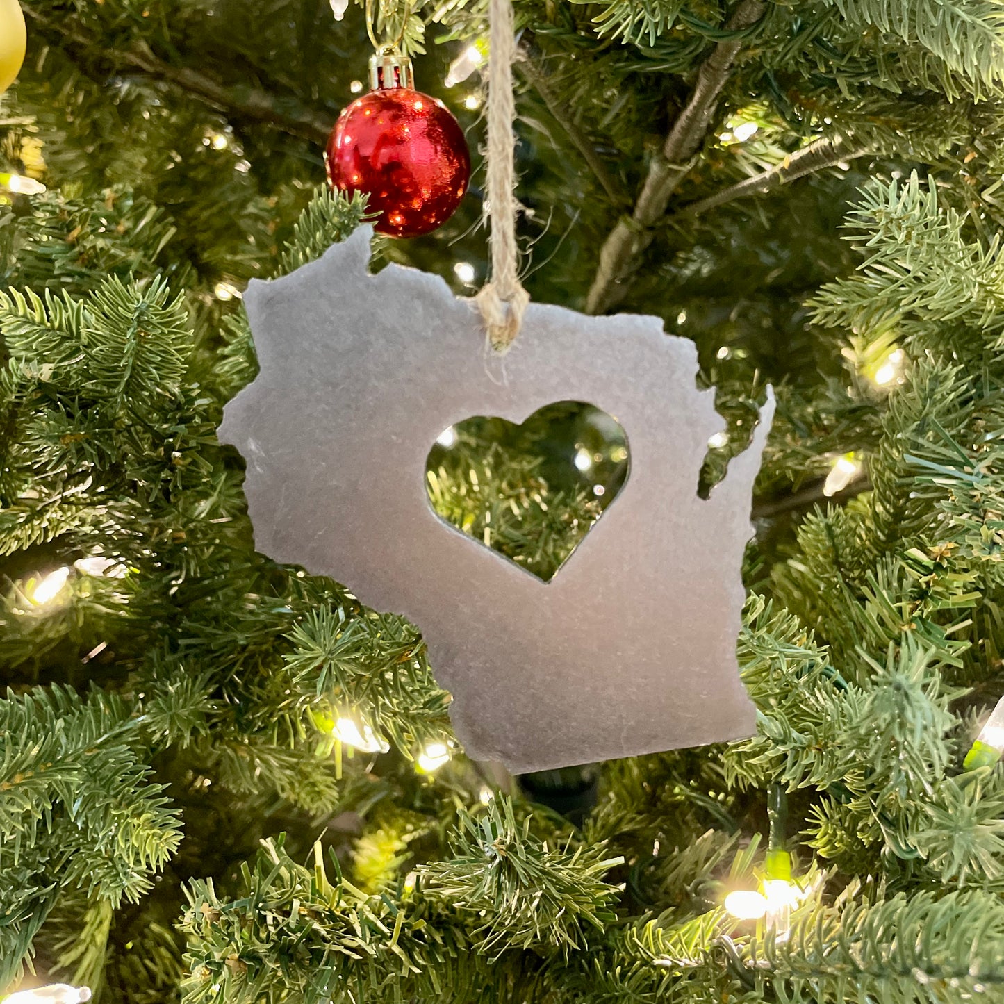 Wisconsin Steel Christmas Tree Ornament/Present Topper