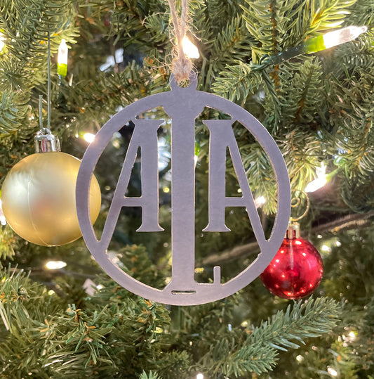 American Leadership Academy (ALA): Steel Christmas Tree Ornament/Present Topper